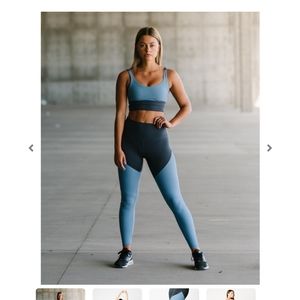 Zyia Storm Parallel Luxe Bra and Leggings